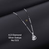 AD Diamond  Designer Silver And Rose Gold Dokiya Wholesale Price In Surat
